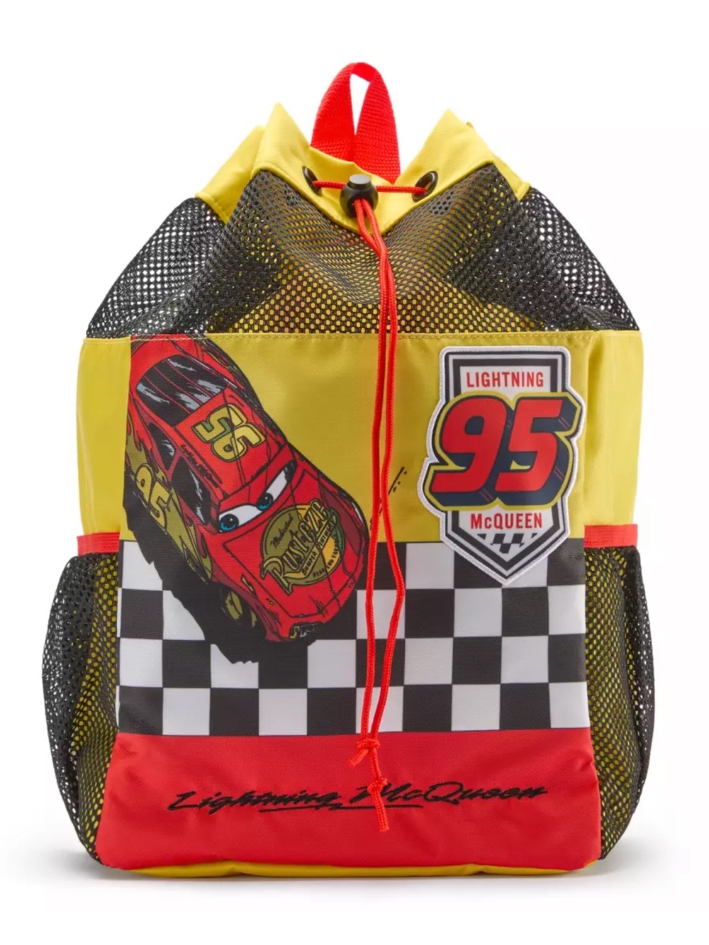 Lightning McQueen Drawstring Swim Backpack